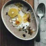 Orange-spiced-quinoa-porridge-with-honey-pepper-yoghurt