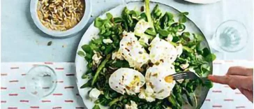 Salad PEA, ASPARAGUS, EGGS & LEMON LABNEH