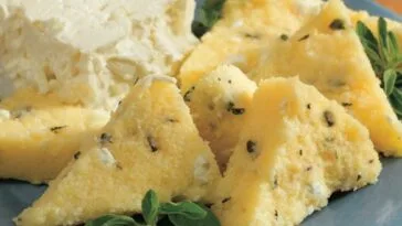 Creamy Polenta with Fresh Oregano and Feta Cheese, Vegetables and Side Dishes