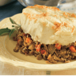 Vegetarian Shepherd's Pie: Soft, Fiber-Rich Lentils